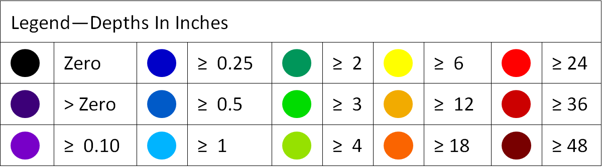 Imgage of Legend-Depth in Inches
